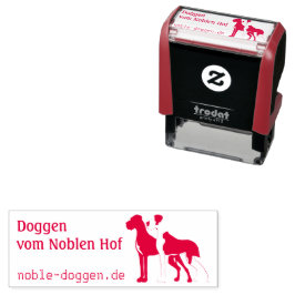 Doggen Stempelautomat mit Tintkissen Zelfinktende Stempel
