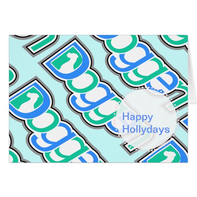 Doggen Text mit Kopf (Devant horizontal)