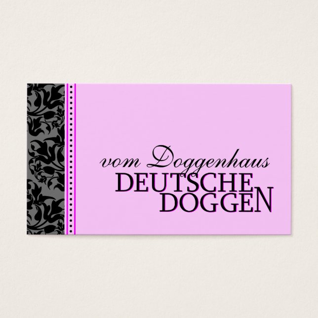Doggen Visitenkarten (Devant)