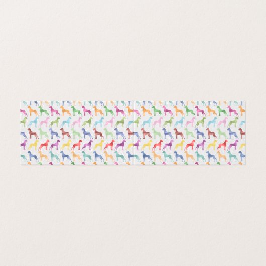 Doggen Weihnachtskarten Kaart (Buitenkant ongevouwen)