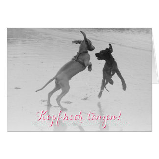 Doggenkarte Tanzen