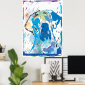 Doggenposter Esra Modern Poster (Thuiskantoor)