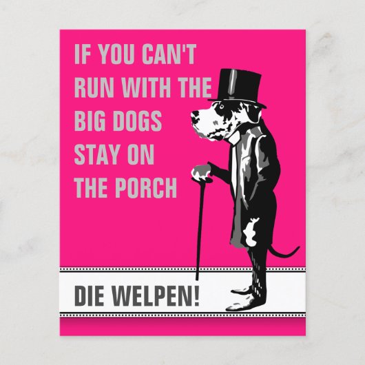 Doggenwelpen Flyer für Hundezüchter (Voorkant)