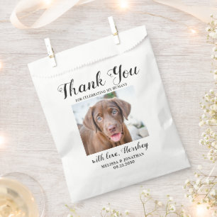 Doggie Bag Bedankt dat je Biscuit Bar Pet Treat We Bedankzakje