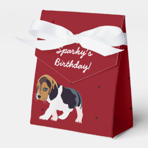 Doggie Bag Birthday Tent Favor Box Bedankdoosjes