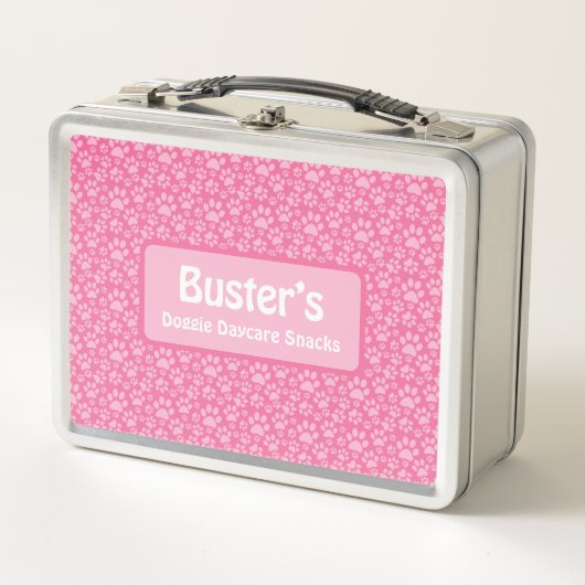 Doggie Garderie Snacks & Chaussures Lunchbox (Devant)