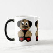 Doggie Hearts Magische Mok (Links)