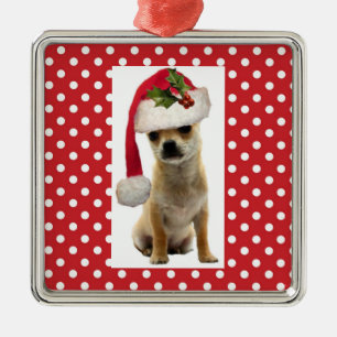 Doggie in Santa Pet Xmas Ornament