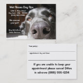 Doggie Spa Business and Appointcard Afsprakenkaartje (Voorkant / Achterkant)
