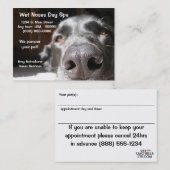 Doggie Spa Business and Appointcard Afsprakenkaartje (Voorkant / Achterkant)