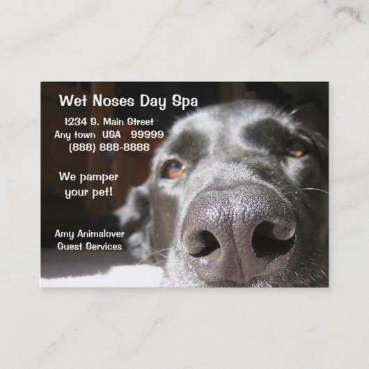 Doggie Spa Business and Appointcard Afsprakenkaartje (Voorkant)
