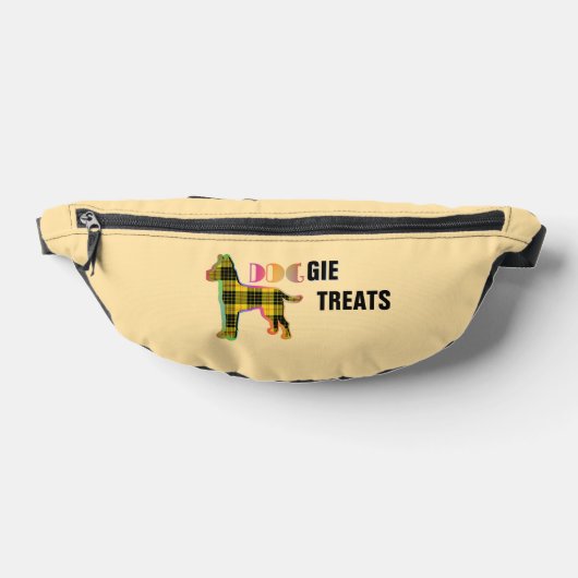 Doggie Traite Logo Novelty Jaune Plaid Lt Jaune (Poser)