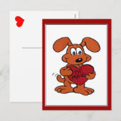 Doggie Valentine - Carte postale (Devant / Derrière)
