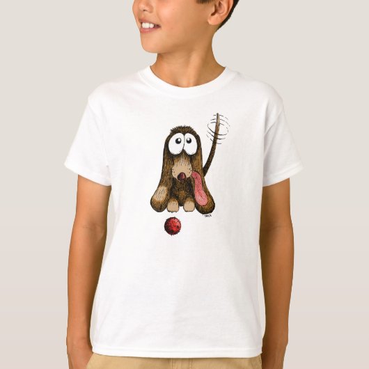 Doggie Wanna Play! T-shirt (Voorkant)