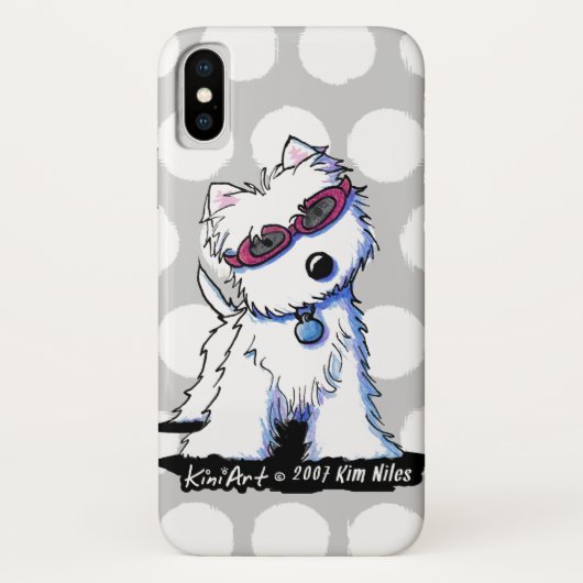 Doggles Westie Case-Mate iPhone Case (Achterkant)
