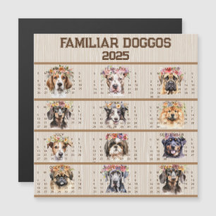 Doggos familiers #1 Carte magnétique 2025