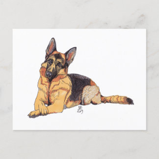 Doggust 2019 German Shepherd Briefkaart