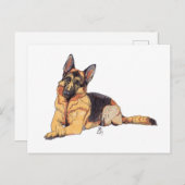 Doggust 2019 German Shepherd Briefkaart (Voorkant / Achterkant)