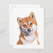 Doggust 2019 Shibainu Briefkaart (Voorkant / Achterkant)
