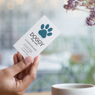 Doggy Day Care Dog Walker Pet Sitter Visitekaartje