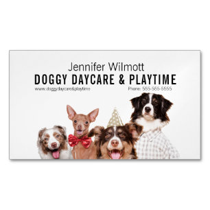 Doggy Daycare Magnetisch Visitekaartje