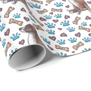 Doggy Dog Ruff Cadeaupapier