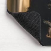 Doggy in het raam muismat (Hoek)