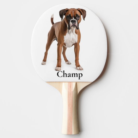 Doggy Paddle Boxer Tafeltennisbatje (Voorkant)