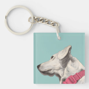 Doggy Painting Sleutelhanger