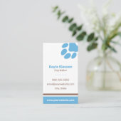 Doggy Paw pour Carte de visite de Walker pour chie (Debout devant)