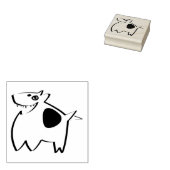 Doggy Rubberstempel (Gestempeld)