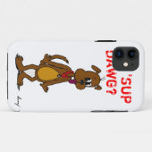 Doggy 'SUP DAWG? iPhone 5 Coque (Dos (Horizontal))