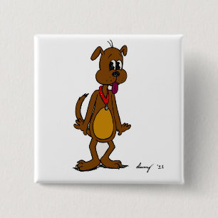 Doggy Toon Button