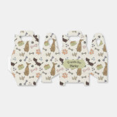 Doggy Treats Favor Box Bedankdoosjes (Uitgevouwen)