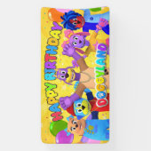 Doggyland verjaardagsbanner spandoek (Verticaal)