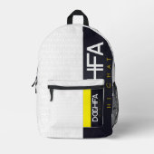 DOGHFA BEDRUKTE RUGZAK (Voorkant)