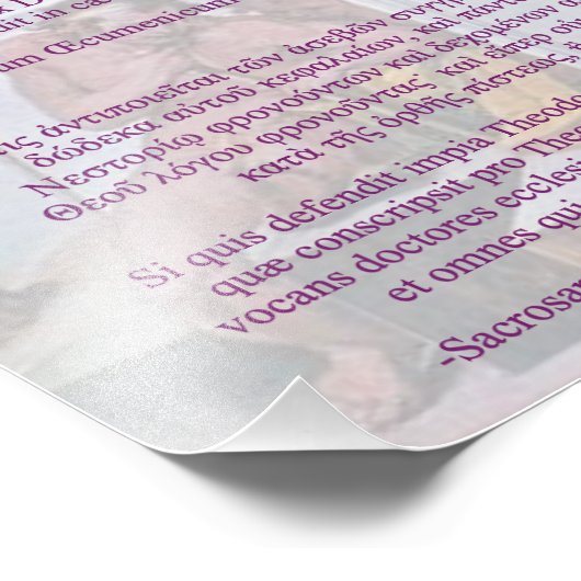 Dogma de Fide Orthodoxa Foto Afdruk (Hoek)