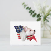 Dogo Argentijnse vlag Briefkaart (Staand voorkant)