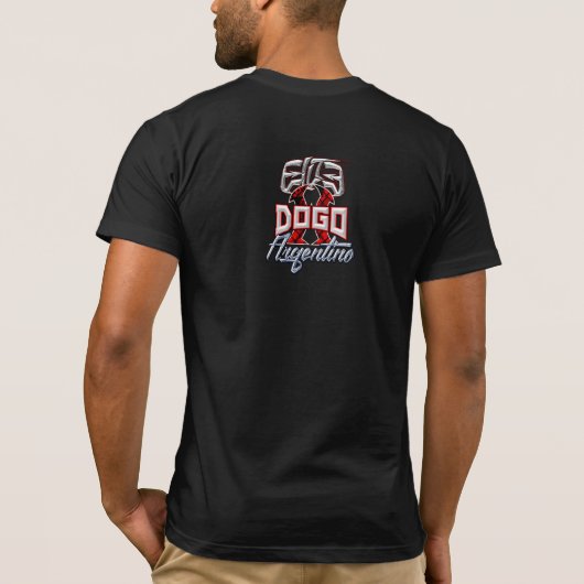 Dogo Argentino de jager T-shirt (Achterkant)