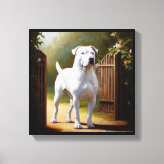 Dogo Argentino Dog Canvas Afdruk