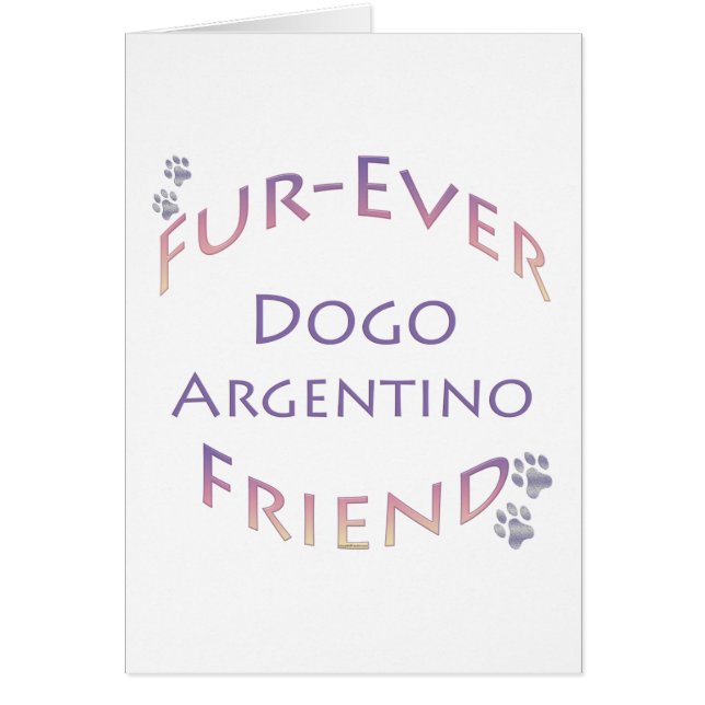 Dogo Argentino Furever (Devant)
