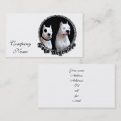 Dogo Argentino hond Visitekaartje (Voorkant / Achterkant)