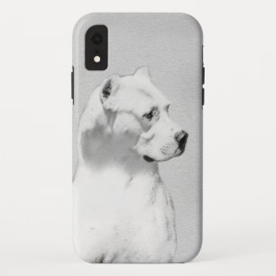 Dogo Argentino schilderen - Oorspronkelijke honden iPhone XR Hoesje