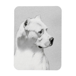 Dogo Argentino schilderen - Oorspronkelijke honden Magneet