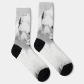 Dogo Argentino schilderen - Oorspronkelijke honden Sokken (Rechts)