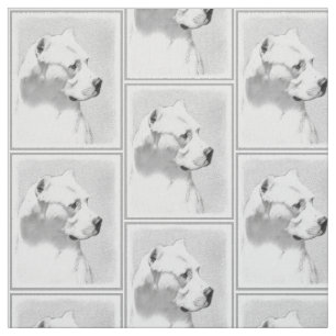 Dogo Argentino schilderen - Oorspronkelijke honden Stof