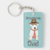 Dogo Argentino Sleutelhanger (Voorkant)