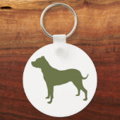 Dogo Argentino Sleutelhanger (Voorkant)