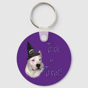 Dogo Argentino Trick Sleutelhanger
