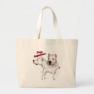 Dogo Argentino Trio 2 Grote Tote Bag
